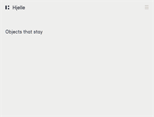 Tablet Screenshot of hjelle.no